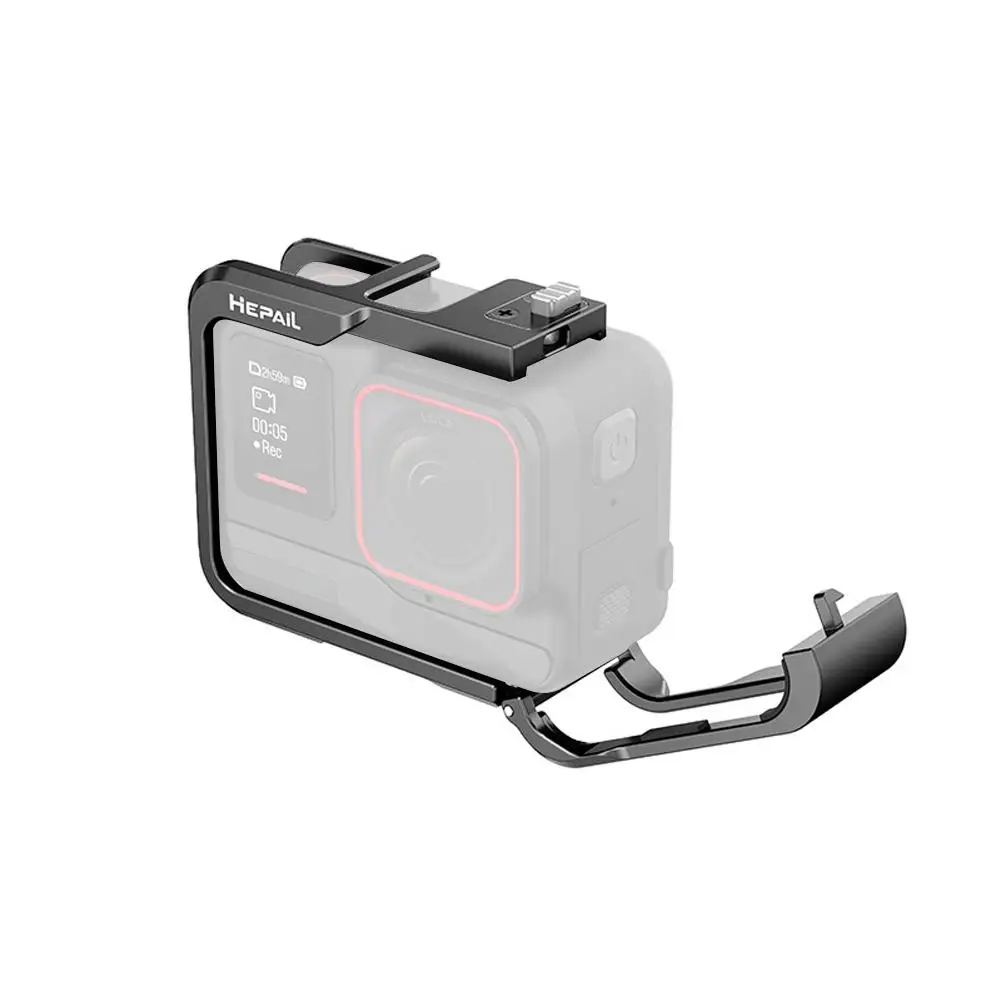 액션 카메라 알루미늄 합금 보호 케이스 프레임 케이지 및 퀵릴리즈 케이스 마운트 어댑터, Insta360 Ace / Insta360 Ace Pro용
