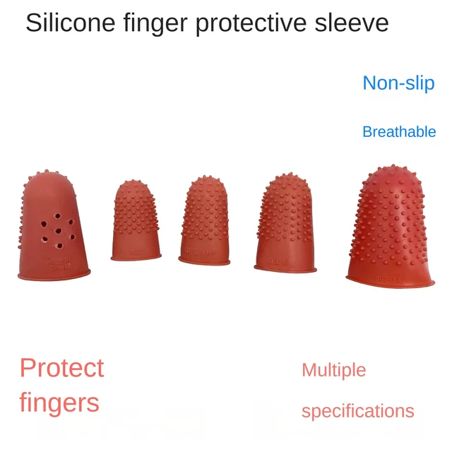 Silicone Finger Cover for Anti Slip,Thermal Insulation, Heat Resistance,High TemperatureResistance with ParticleFingerProtection 5
