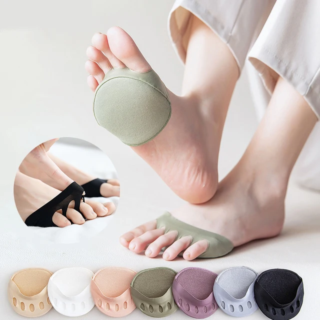 Stay Cute and Comfortable with Women Kawaii Stitch Toe Half Socks Slippers