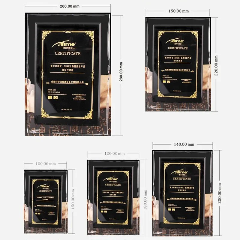 Custom Creative High-Grade Crystal Trophy, Custom-Made Honor Medal authorization Card, Excellent Employees Reward Home Decor 1Pc