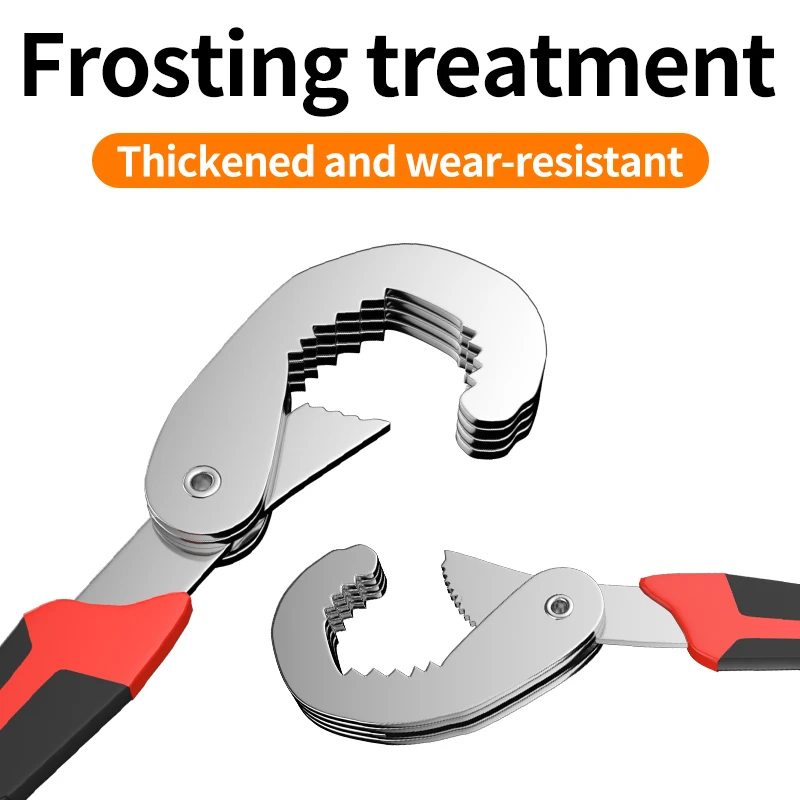 Adjustable Open End Double Wrench Multifunctional Universal Pipeline High Carbon Steel Wrench Set Manual Hardware Grip Tool wrench set