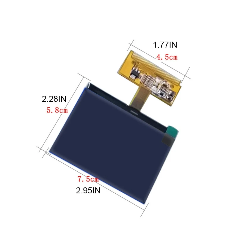 VDO LCD Display Screen Replacement Parts For A3 A4 A6 S3 S4 S6 Auto car display screen
