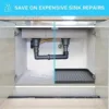 Durable Under-Sink Mat - Waterproof Drip Tray Liner For Kitchen & Bathroom Cabinets, Easy-Clean Storage Solution 3