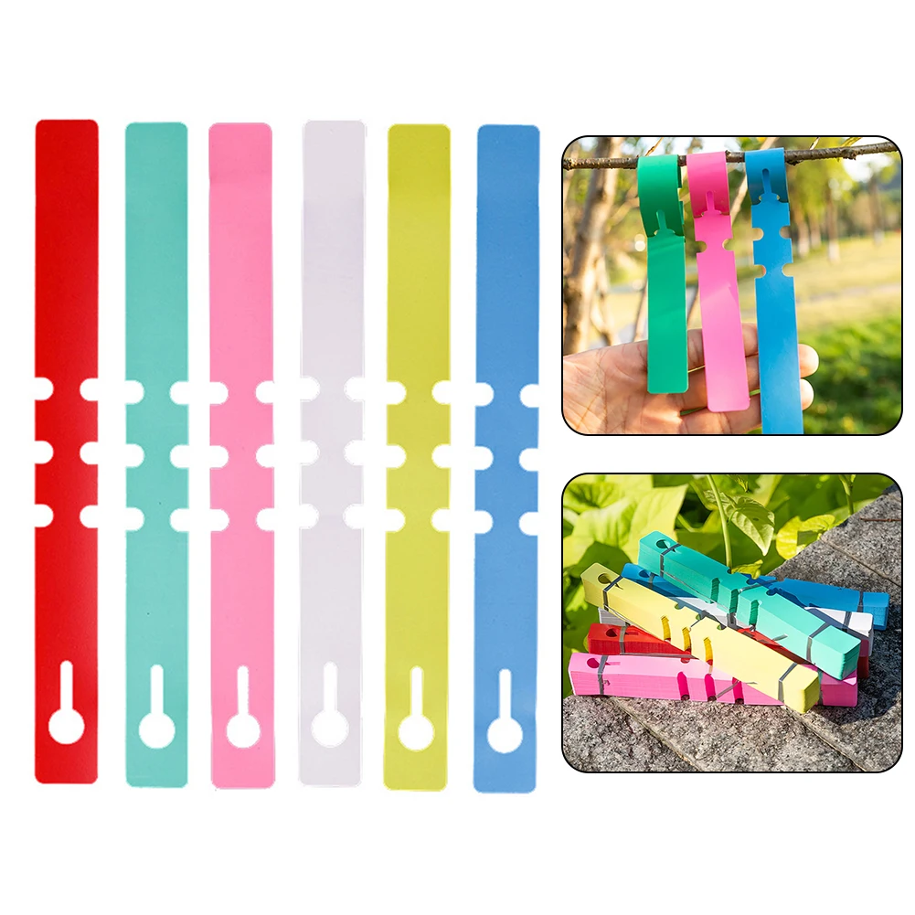 

100pcs PVC Waterproof Plant Markers Hanging Tags Label Tools For Gardening PVC Plant Markers 21*2 Cm Greenhouse Parts