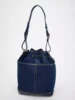 2024 Autumn/Winter new denim hand bill shoulder bag Fashion canvas bucket bag 5