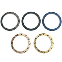  12 Point Flat Triangle Scale, Sloping Ceramic Bezel Insert 38*30.6mm Mod For Seiko Brand Skx007 Replacement Of Watch 