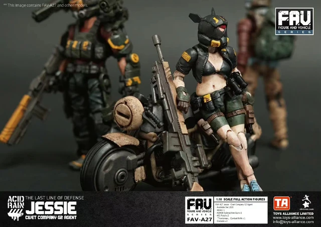 1/18 3.75inches Acid Rain Action Figure FAV-A27 Jessie Civet