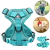 Fashion Reflective Cat Harness and Leash Sets Breathable Mesh Pet Harnesses for Small Dogs Cats Kitten Accessories collier chat 1