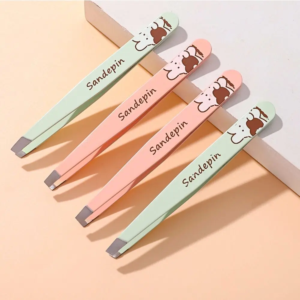 

Stainless Steel Slanted Eye Brow Clips Makeup Tools Professional Eyebrow Tweezer Eyebrow Hair Removal Tools Hair Pluckers