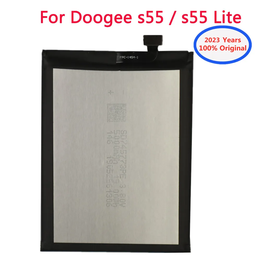 

2023 год, новинка, 100% оригинальный аккумулятор 5500 мАч Для Doogee s55 / s55 Lite s55Lite, высококачественные аккумуляторные батареи
