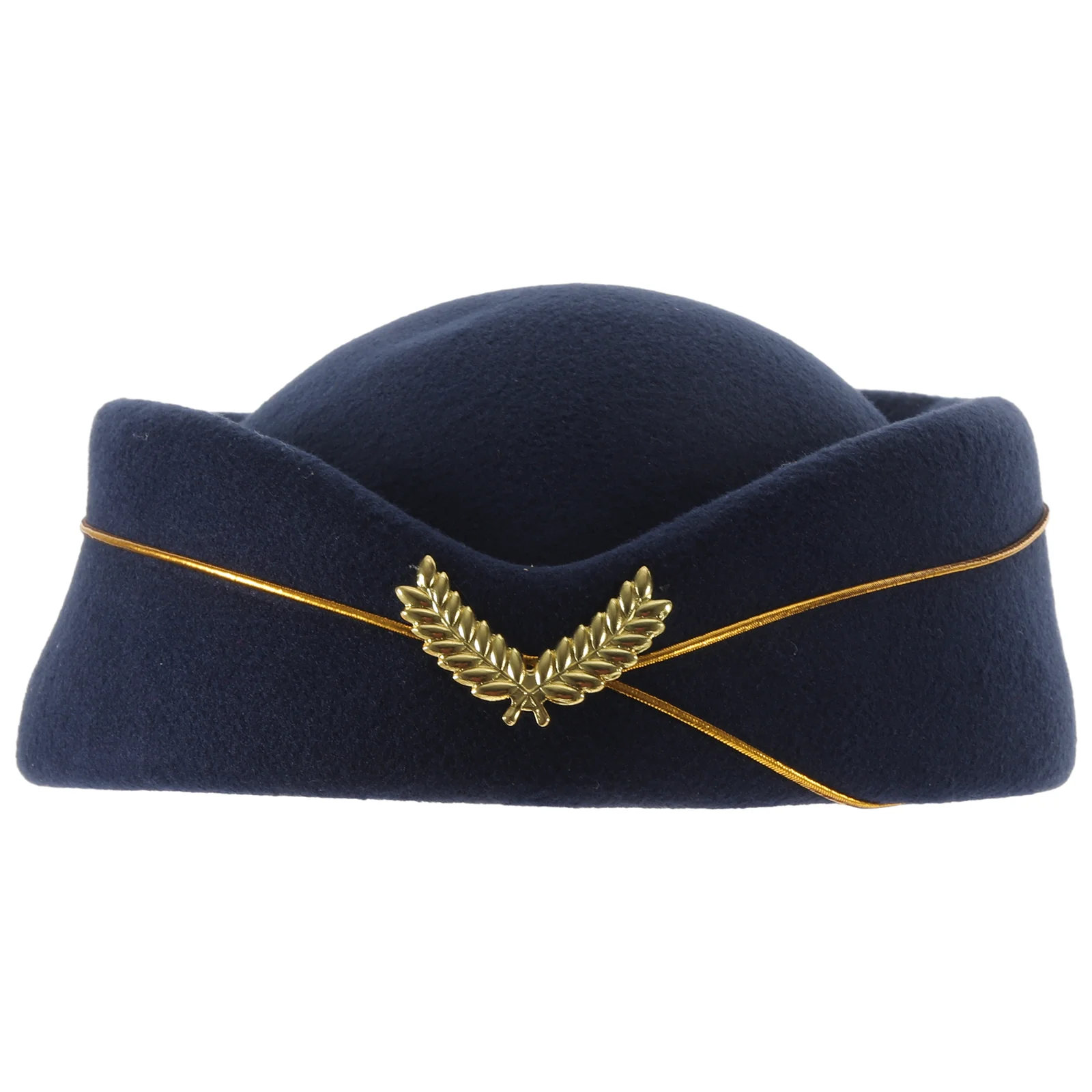 

Stewardess Hat Decor Band Costume Airline Attendant Flight Cosplay Uniform Accessories Airhostess Hear Performance Supply Gifts