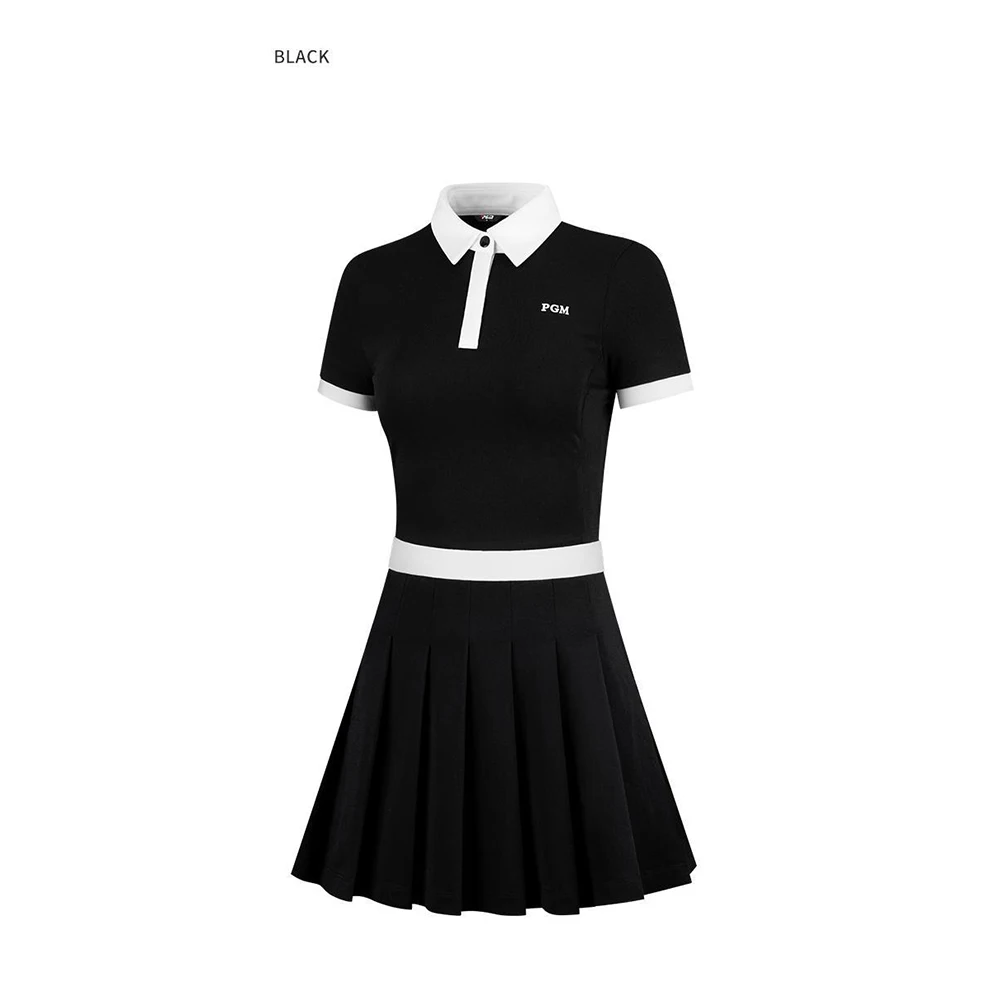 PGM Golf Women Dress Slim Fit Sports Girls Pleated Skirts Anti-lighting Shorts Summer Spring Autumn S-XL QZ078