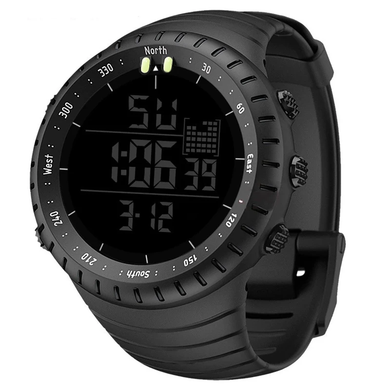 Men Sports Watches Led Digital Watch Mens Outdoor Sports Electronic Wrist Watch Digital