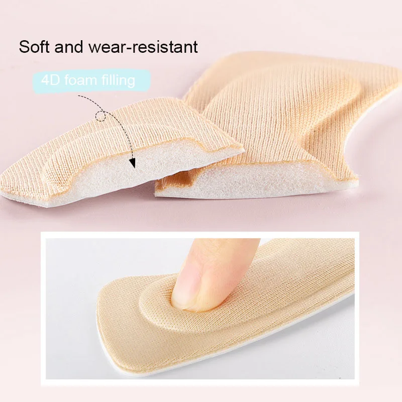 Heel Insoles Patch Heel Protector Shoe Cushion Pads Adhesive Back Sticker 1 Pairs