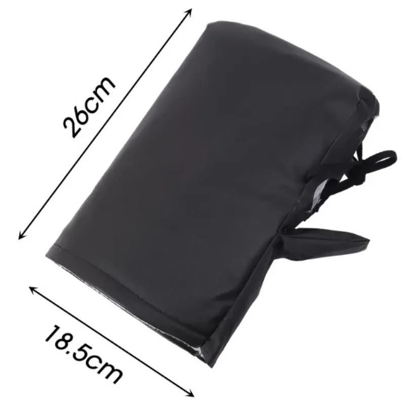Motorcycle Scooter Thick Warm Handlebar Muff Grip Handle Bar Muff Rainproof Riding Protective Winter Warmer Thermal Cover Gloves 6