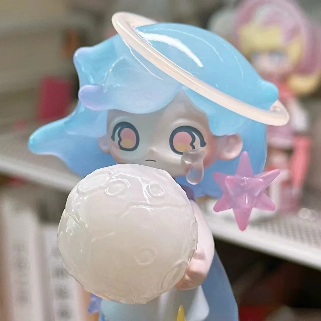 

POP MART Azura White Moon Elevator Kawaii Doll Toy Caixas Collectible Action Figure Toys Surprise Model Collectible Model Gifts