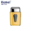 KEMEI KM-T123 Electric Foil Shaver Beard Trimmer Metal Rechargeable Foil Shaver Barber Machine Trimmer Razor 2