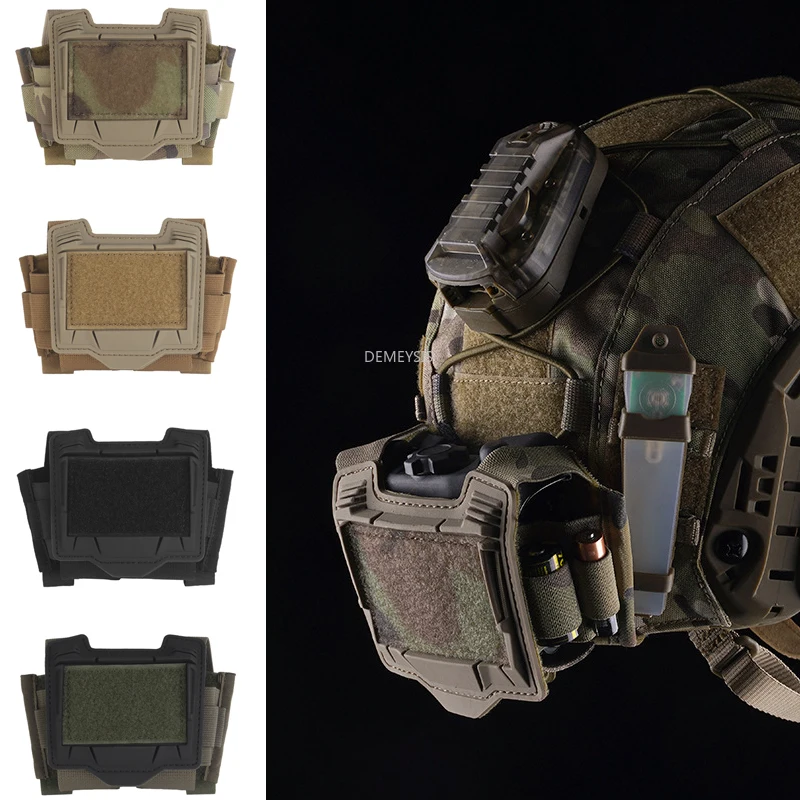 Tactical Helmet Battery Pouch Hunting Airsoft Fast Helmet PVS31 Battery Box Storage CS Helmet Counterweight  Accessories Bag