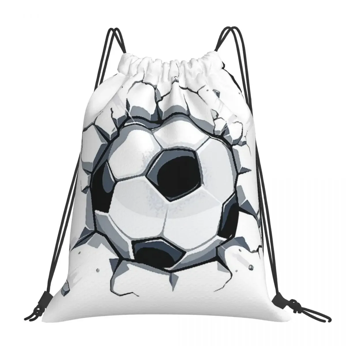 

Soccer Ball 3d Art 2022 Football Game Sports Backpacks Drawstring Bags Drawstring Bundle Pocket Shoes Bag BookBag