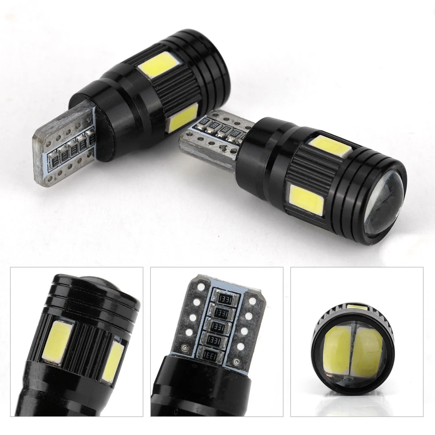 �ڵ��� ĵ���� LED ���� 5730 6Smd ���� ���� 12V ����, W5W 168 194 ����, 6000K, T10, 2 ��