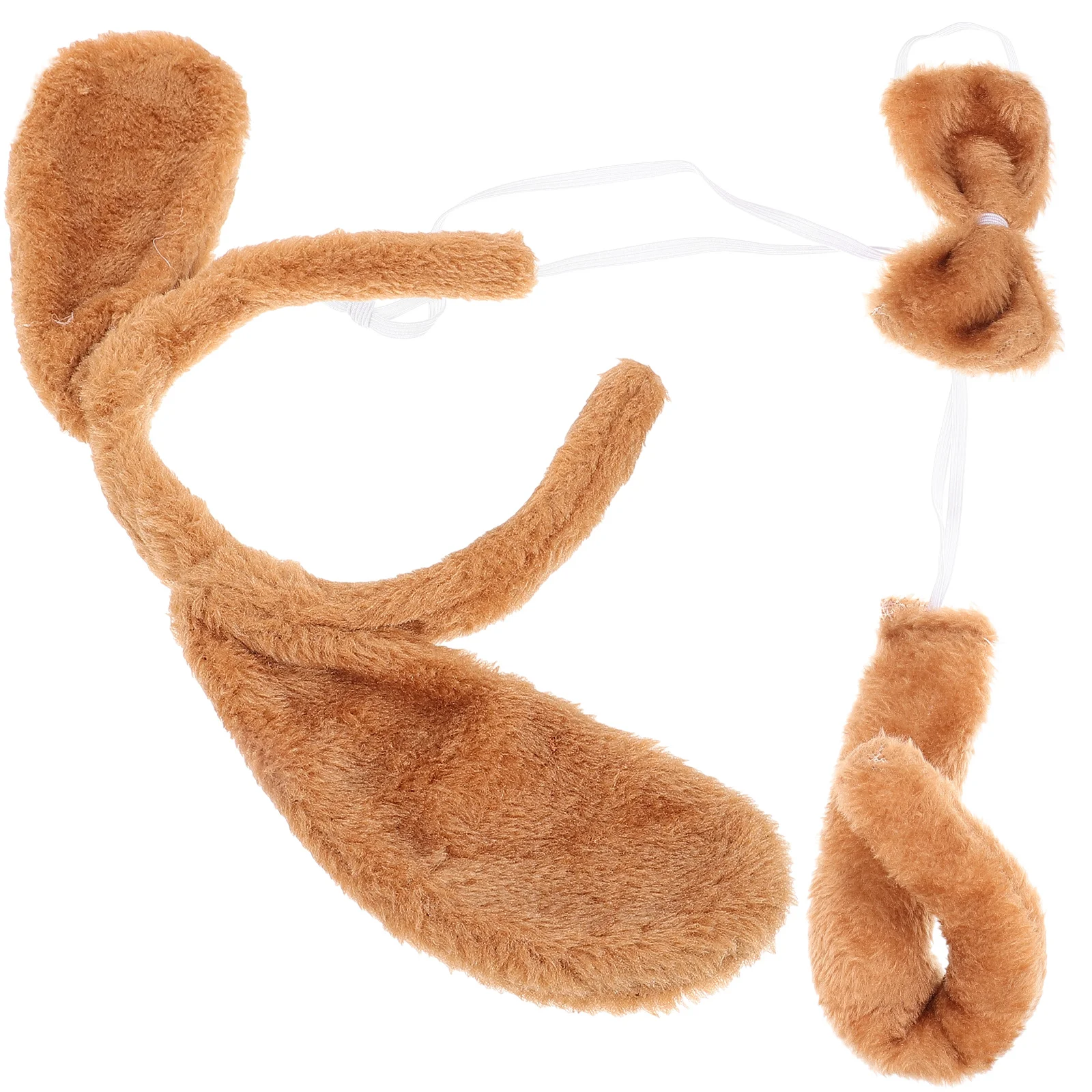 Animal Costume Set costume headband animal costume set rabbit tail costume accessories Animal Costume Prop Set Tails Halloween Headband Cosplay Dog Ears Fabric Bow Tie Headbands for Kids