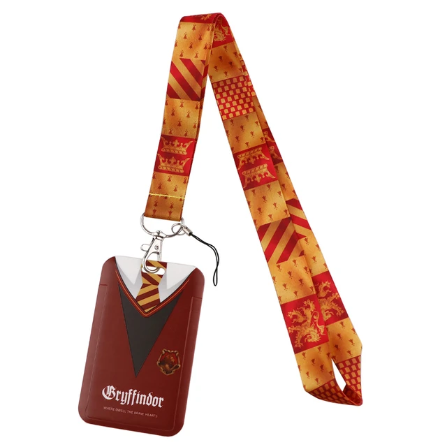 The Magic Academyharry Potter Card Holder Lanyard - Hogwarts Badge Case &  Neck Strap