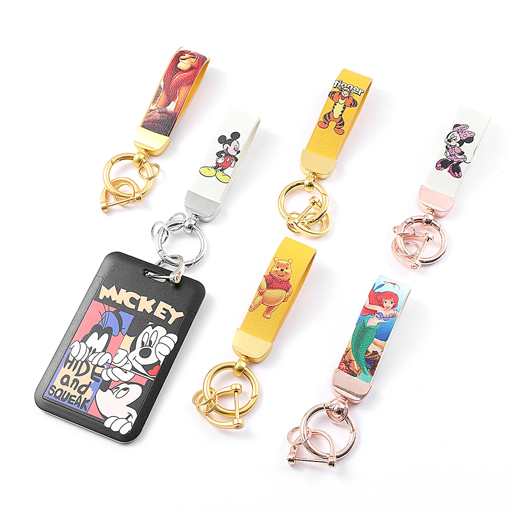 Buy Wholesale China Cute Holder Luxury Custom Pu Leather Mickey Keychain  Accessories Key Ring Key Chain Keychain & Key Ring at USD 1.2