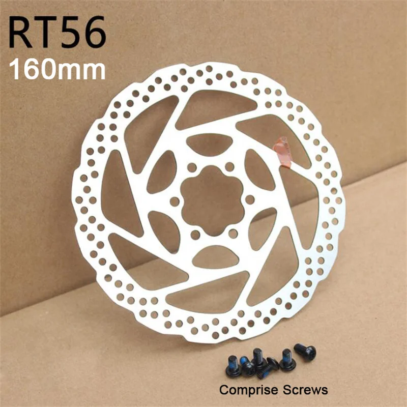 Stainless Steel Silver 160mm Disc Brake Rotor for Road Mountain Bike