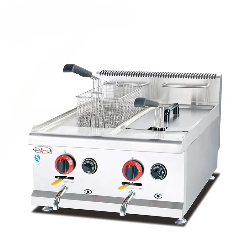 Factory Price Hot Selling Commercial Stainless Steel Countertop Gas Fryer GF-585