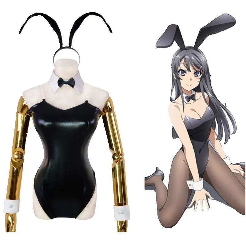 

Unisex Anime Cos Sakurajima Mai Bunny Girl Cosplay Costumes Halloween Christmas Party Uniform Sets
