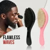 New MAN Hair Brush Boar Bristle For Men's Beard Shaving Comb Face Massage Facial Hair Cleaning Brush Wave Comb Drop Shipping 1