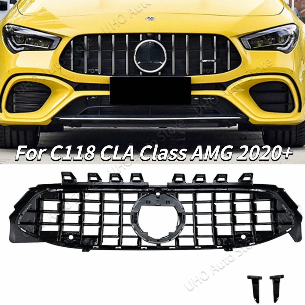 

Корпус C118 CLA180 CLA200 AMG, модернизация внешнего вида для Mercedes Benz, машины среднего размера, гоночные грили, 2020, 2021, 2022 AMG Line GT