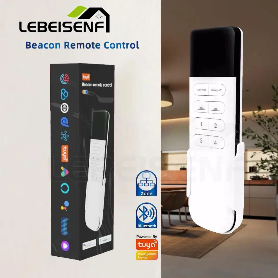 Controle Remoto sem Fio para Smart Tuya Led Strip Light Bluetooth Beacon Wifi Dimmer Grupos Controlador 2.4g Zonas Key rf Novo