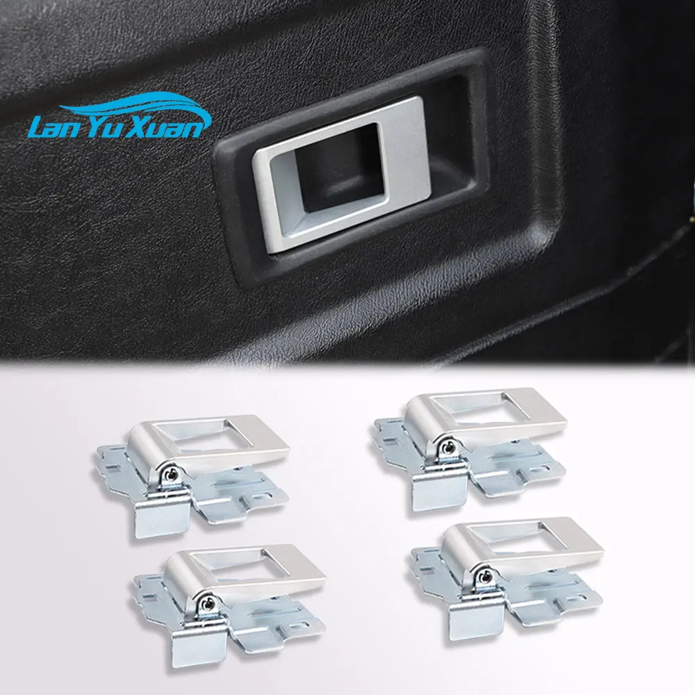 

For Land Rover Defender 90 110 130 204-2018 Aluminum alloy Silver Car Inside Door bowl handle decoration cover Car Accessories