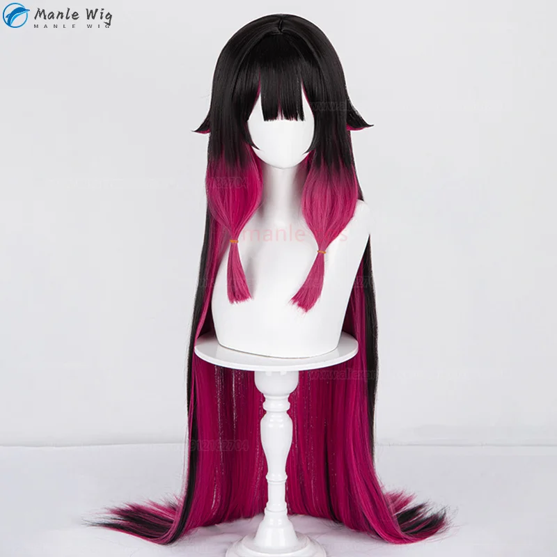 Fatui-コスプレウィッグ,合成毛,耐熱性,ヘアピン,マスク,アクセサリー 
