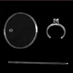 Acrylic Display Stand for 12 Dolls - Transparent Support Base for Figures and Toy Accessories (1set)