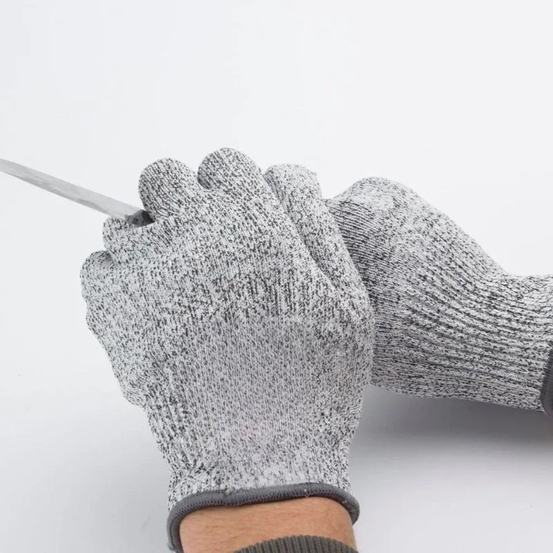 1 Pair Cut Resistant Safety Gloves - Multi-Purpose Anti-Scratch Protection for Industry, Gardening, Glass Handling Work Gloves