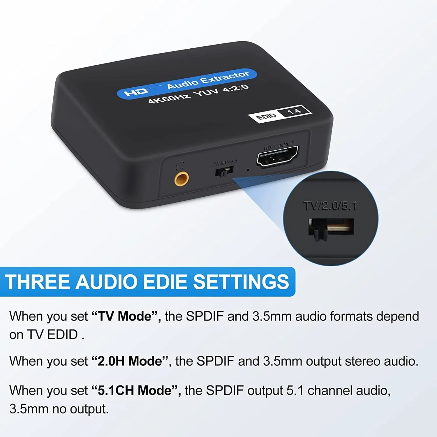 HDMI ȣȯ  , 4K X 2K HDMItoHDMI  TOSLINK SPDIF + 3.5mm ׷ , USB ̺   й