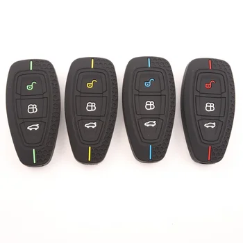 Custodia in silicone per chiave auto 2026 per Ford ST Line Fiesta Focus Mondeo Ecosport Kuga Puma Edge Escape - Accessori