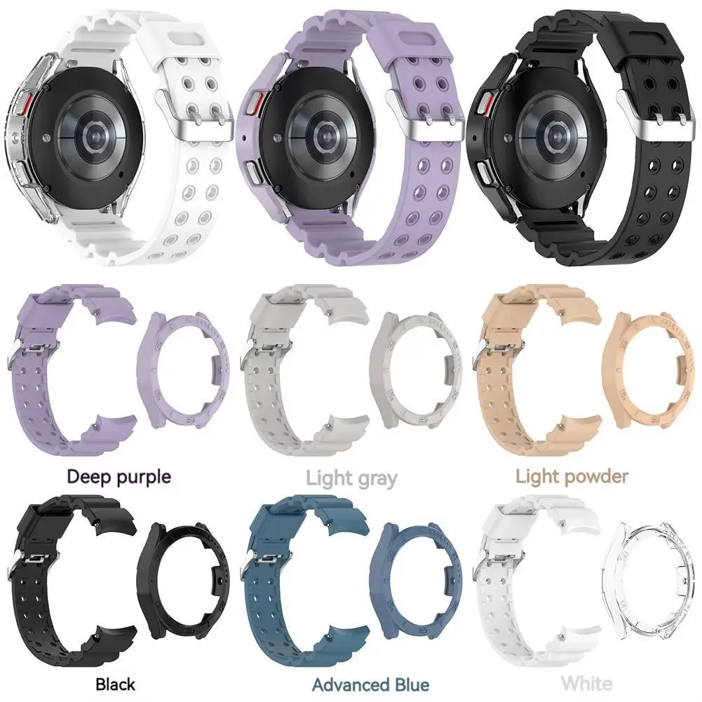 Cinturino Per Orologio Con Guscio In Scala Compatibile Per Samsung Galaxy Watch5 / Watch5 Pro / Watch4 / Watch4 Classic 40Mm / 44Mm