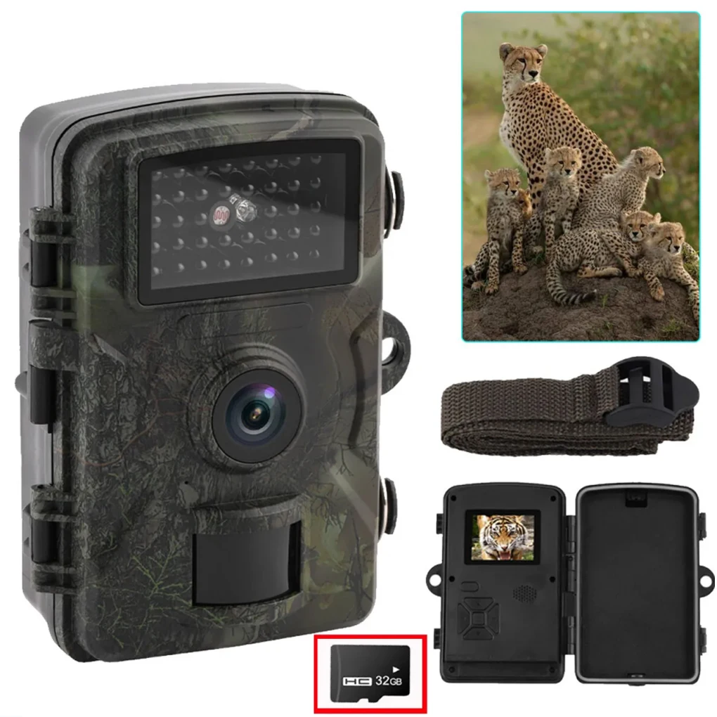 Hunting Trail Camera 16MP 1080P 940nm Infrared Night Vision Motion Activated Trigger Security Cam Outdoor Wildlife Photo Trap