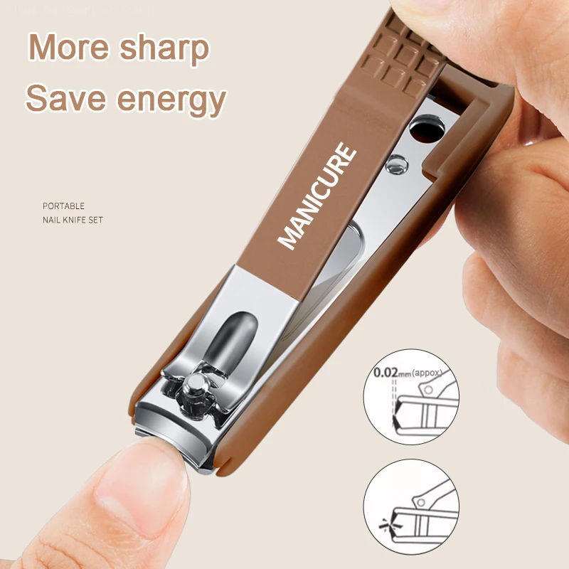 5/6 pcs Nail Clipper Set HighGrade Household Nail Clippers Men Women Universal Pedicure Tools Simple Portable EDC Nail Tools 3