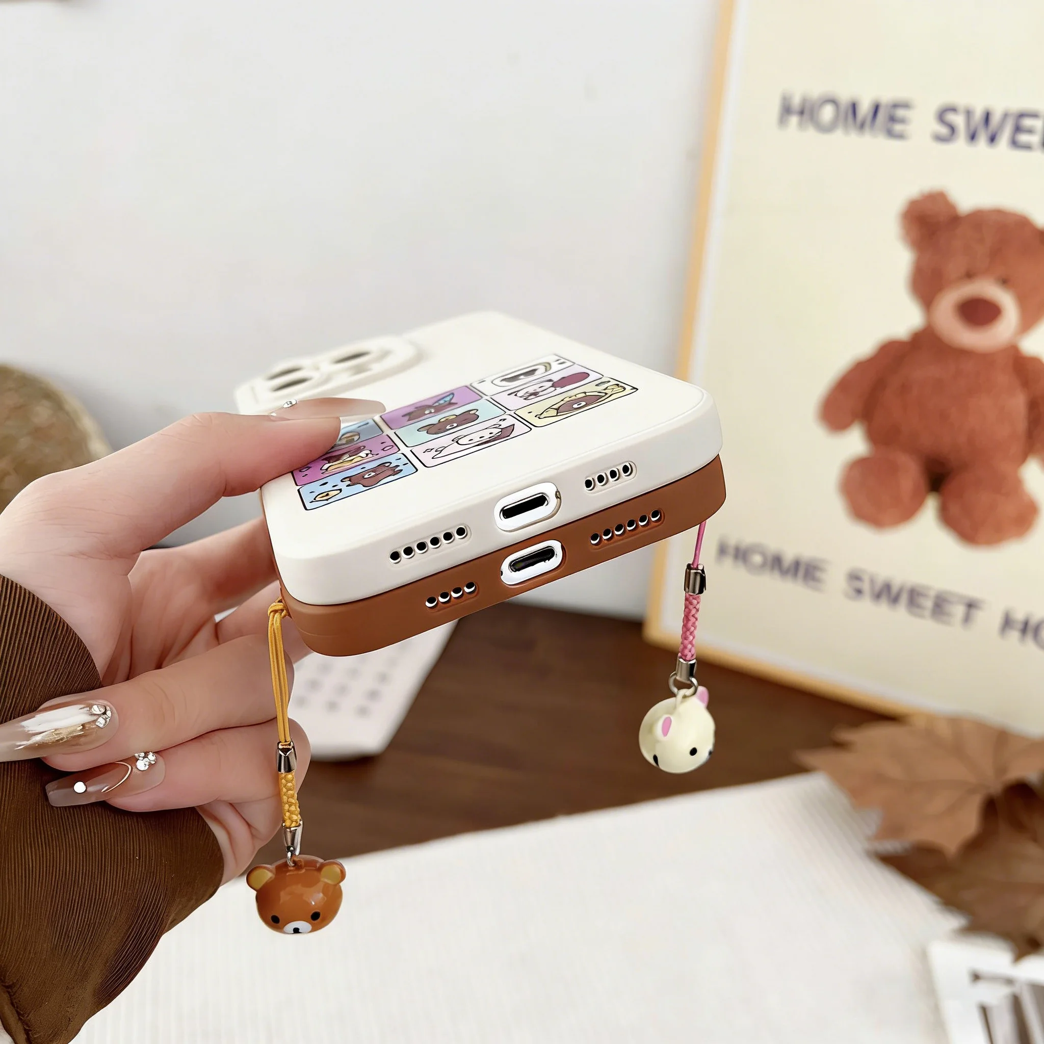 Cute Rilakkuma Case with Bell