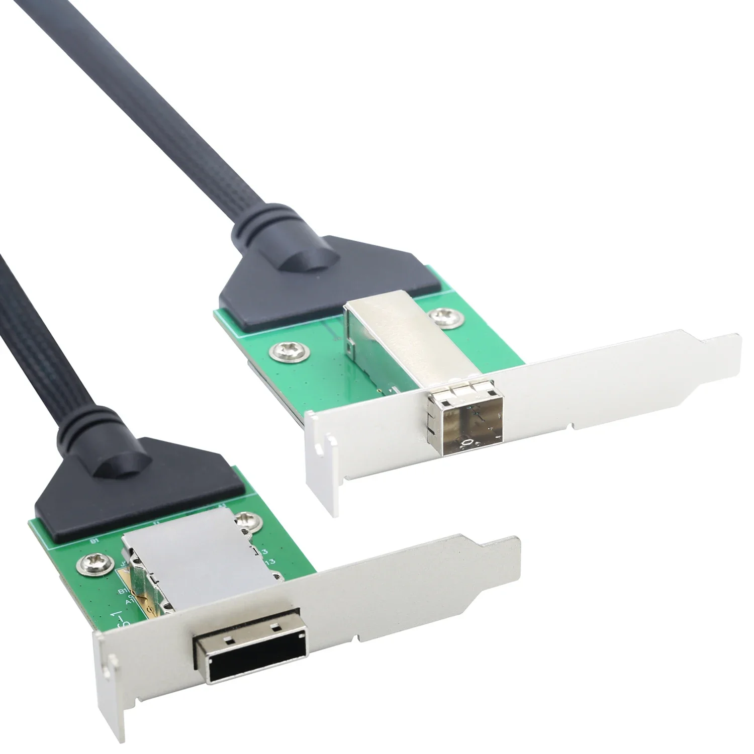 

Mini SAS Extension Cable SFF-8088 26 Pin Female to External SFF-8644 Female PCBA with Low Profile Bracket cable