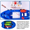 Baby Bath Toys for Kids Electric Marine Rescue Model Spray Water Play Toys for Children Shower Bath Toy with LED Light Music 6