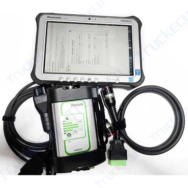 

For Volvo VOCOM 1 88890300 for VCADS V2.8 Premium Tech Tool For VOVLO Renaul Truck Diagnostic Tool+FZ G1 Tablet