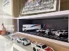 1/43 Parking Scene Model Small Storage Box Alloy Car Mold Collection Photo Display Case 4