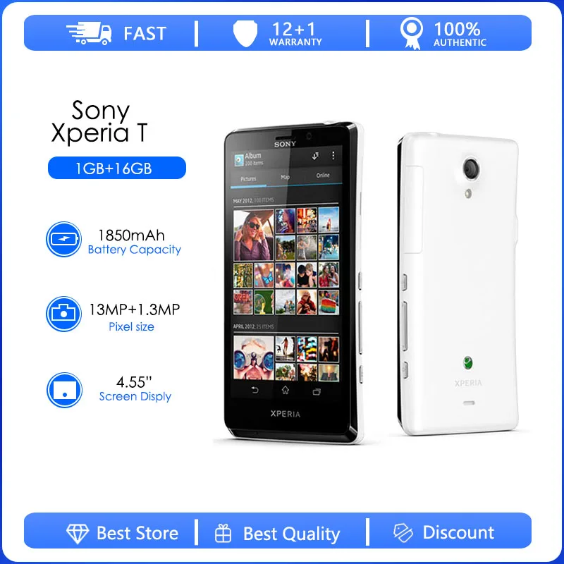 voordat acre tv Sony Xperia T Lt30p Refurbished-original Unlocked Phone 4.55" Dual Core  16gb 1gb Ram 13mp Camera Cell Phone 1080p Smartphone - Mobile Phones -  AliExpress