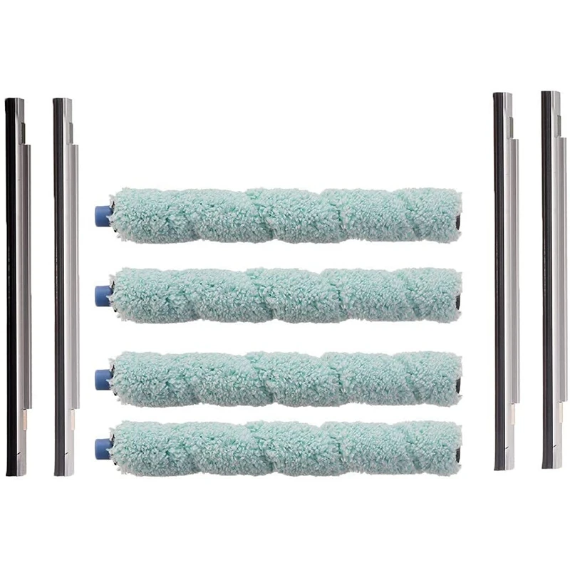 Sostituzione Del Raschietto Della Spazzola Principale Del Pulitore Robotico Per Il Lavaggio Dei Pavimenti Da 8 Pezzi Adatta Per Gli Accessori Del Robo