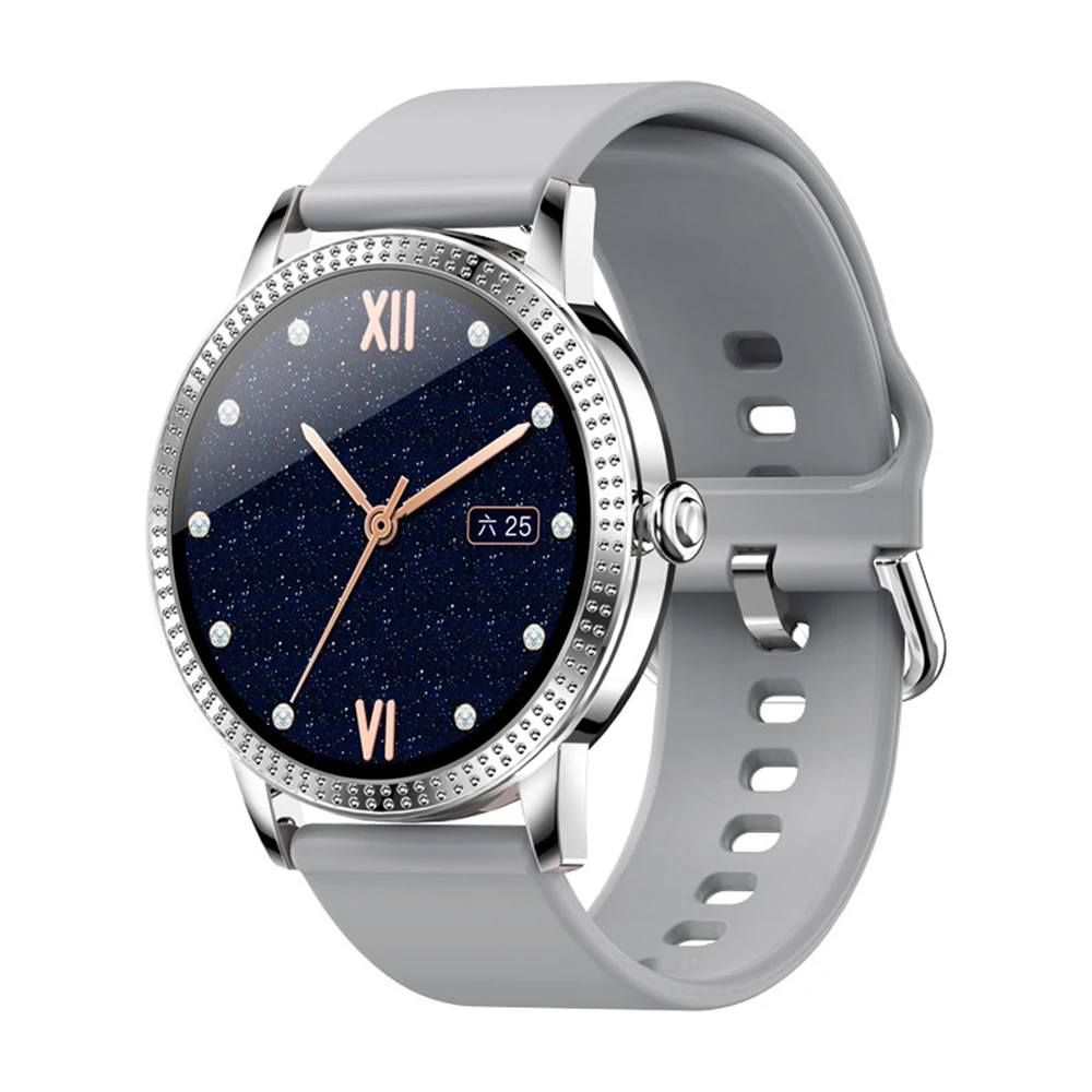 CF18P Men Women Fashion Smart Watch Full Touchscreen Waterproof Pedometer Heart Rate Blood Pressure Reminder Couple Smartwatch 